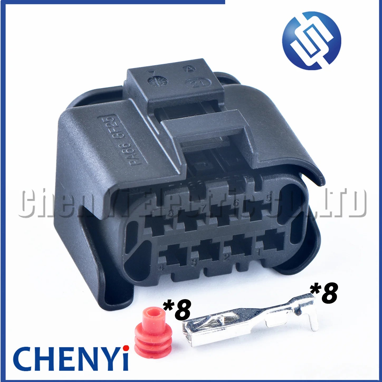 8 Pin Female Automotive waterproof connector pump Wire harness Plug 705-234