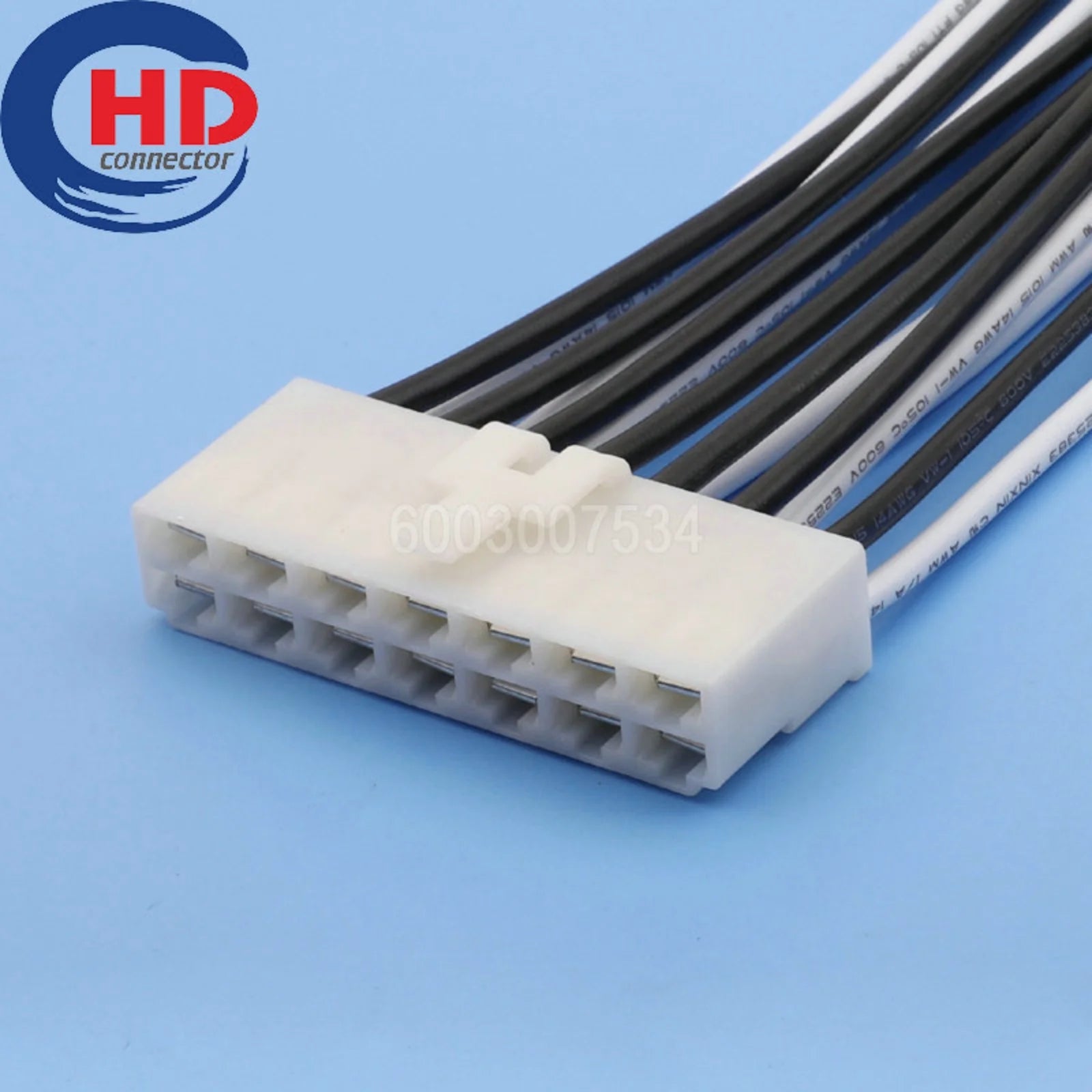 14 Pin Connector Unsealed 6.3mm Female Connector Motorcycle Electrical Harnesses Wiring Harness Housing Cable Socket