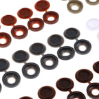 50Pcs Car Hinged Cover Cap Number Plate Fitting Fixing Self Tapping Screw For License Plate Screw Caps Screws Plugs