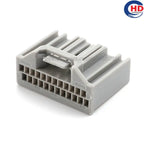 24pin female auto electric housing plug wiring cable unsealed connector MX34024SF1/MX34024PF1