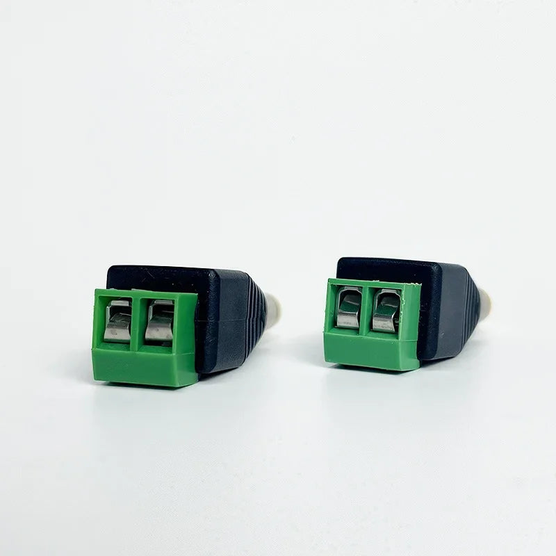 4/10/40PCS 12V DC Power Terminal Block Connectors, Plug Adapter for TV, CCTV Camera, LED Strip Light, SMD Wire Connection