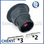 5 Pin Automotive waterproof connector Headlight Wire harness plug 8D0971966 With pins For J6 J6P J6L