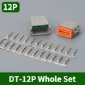 5/10/100 Sets Deutsch DT Series Waterproof Connector DT04-2P DT06-2S Male Female Docking Harness Plug 2P 3P 4P 6P 8P 12P Socket