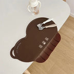 Non-Slip Table Mats Kids Placemats Baby Silicone Placemats with Catching Amagi