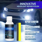 Motorcycle Car Headlight Restoration Polishing Kits Headlamp Scratch Remover Repair Cleaning Paste Oxidation Polish Liquid Tools