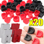 Red & Black Dust Plugs for Anderson Connector Plugs Versatile Applications Parts Waterproof Fixing Plug 50A-175A Cable Kits