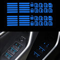 Car Luminous Button Stickers Auto Door Window Lifter Switch Decals Night Glowing Cars Interior Stickers Car Interior Decorations