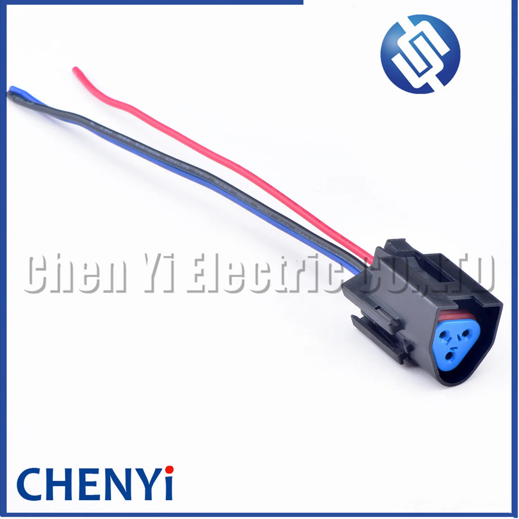 3 Pin Auto Waterproof Connector male or female Automobile Triangle Wire harness plug socket 7-1437710-9 3-1437712-1 For Ford
