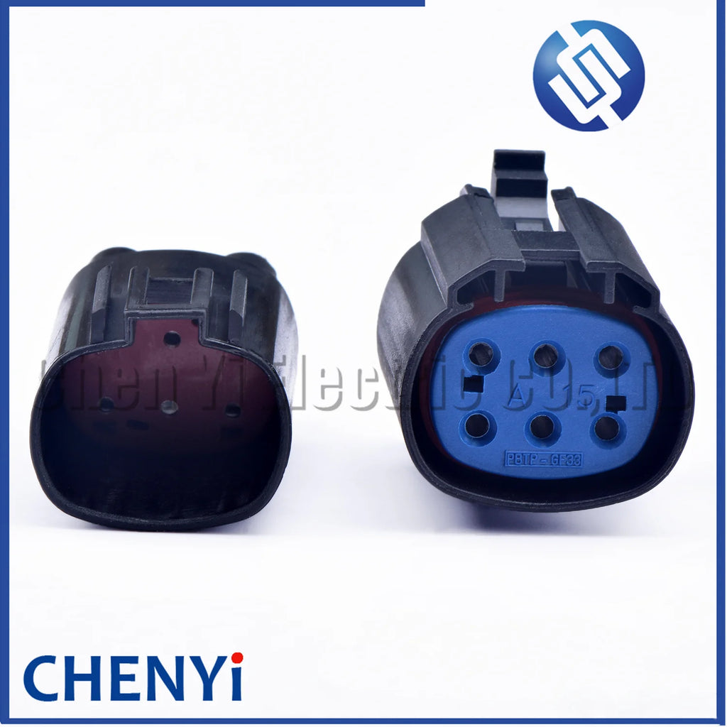 6 Pin male or female Automotive waterproof connector Car Door lock module plug with pins For Ford Transit JMC