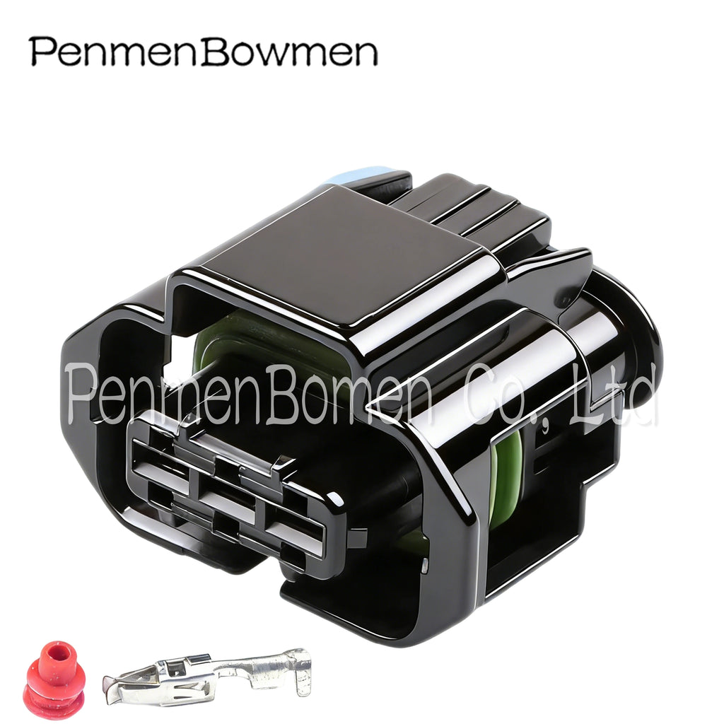 1 Set 3 Pin 3.5mm Auto Waterproof Electrical Cable Connectors Wire Harness Plug Socket Plastic Housing 15397338