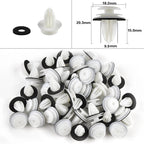 100Pcs Retaining Door Panel Clips Bumper Clips With Seal Ring Fastener Interior Fender Screw Rivet Car Interior Retaining Access