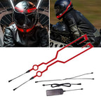 4 Flashing Motorcycle Bike Helmet LED Cold Light Strip EL Sticker Waterproof Warning Lights Motorcycle Night Riding Accessories