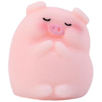 Cute Piggy Auto Interior Ornaments Resin Pink Pig Cartoon Toy Decoration Dashboard Desktop Office Garden Car Decor Accessories