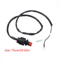 1Pcs Universal Boat Outboard Engine Motor Start Kill Switch Keyless Push Button Applicable For Ships