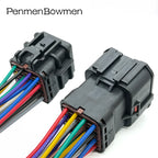 1 Set 16 Pin 1.8mm Auto Radar Plug Wiring Harness Electronic Waterproof Connector With Cable 7123-7564-40 7222-7564-40