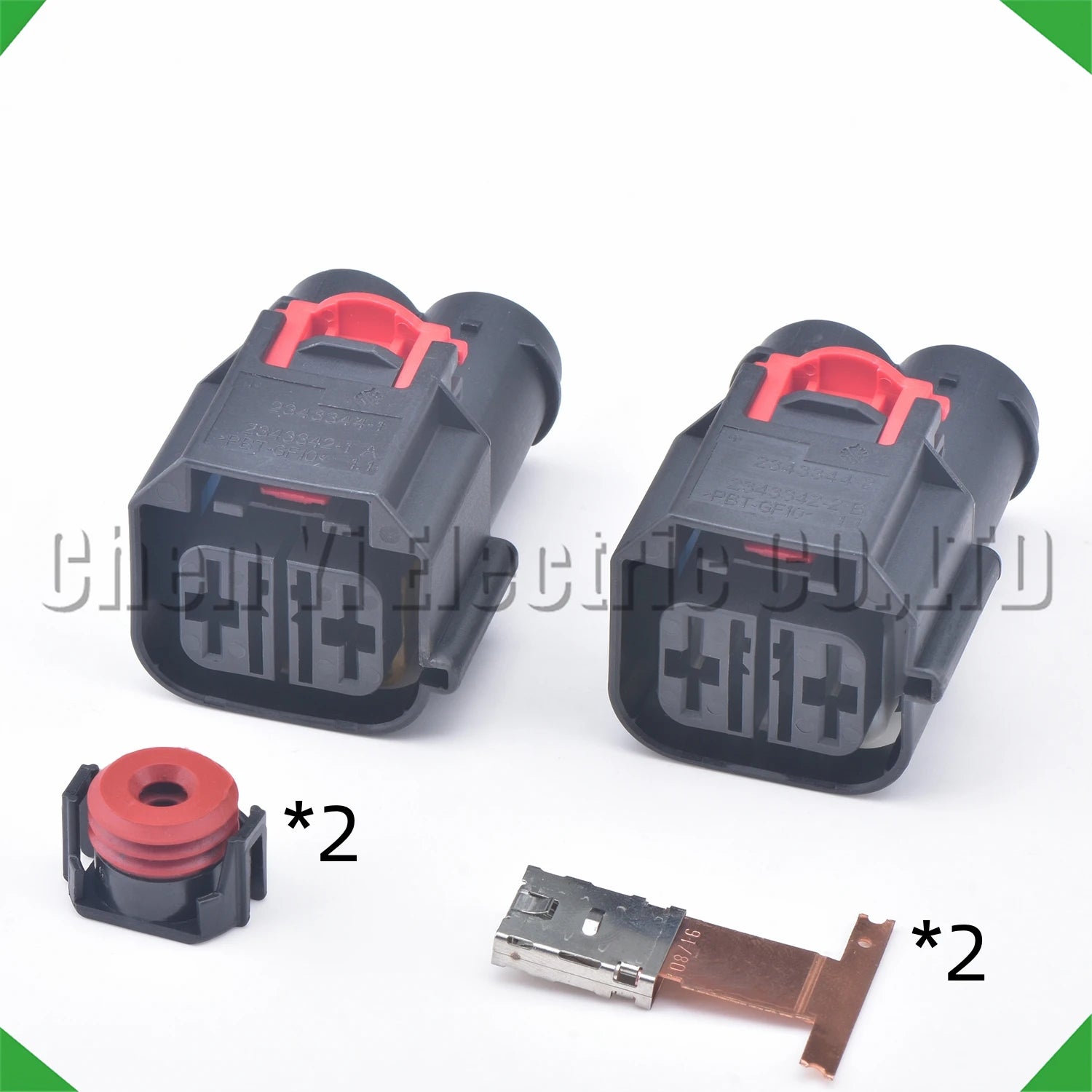 2-Pin Connector waterproof connector steering 2291383-1 2343342-1 2343342-2 Benz Bmw