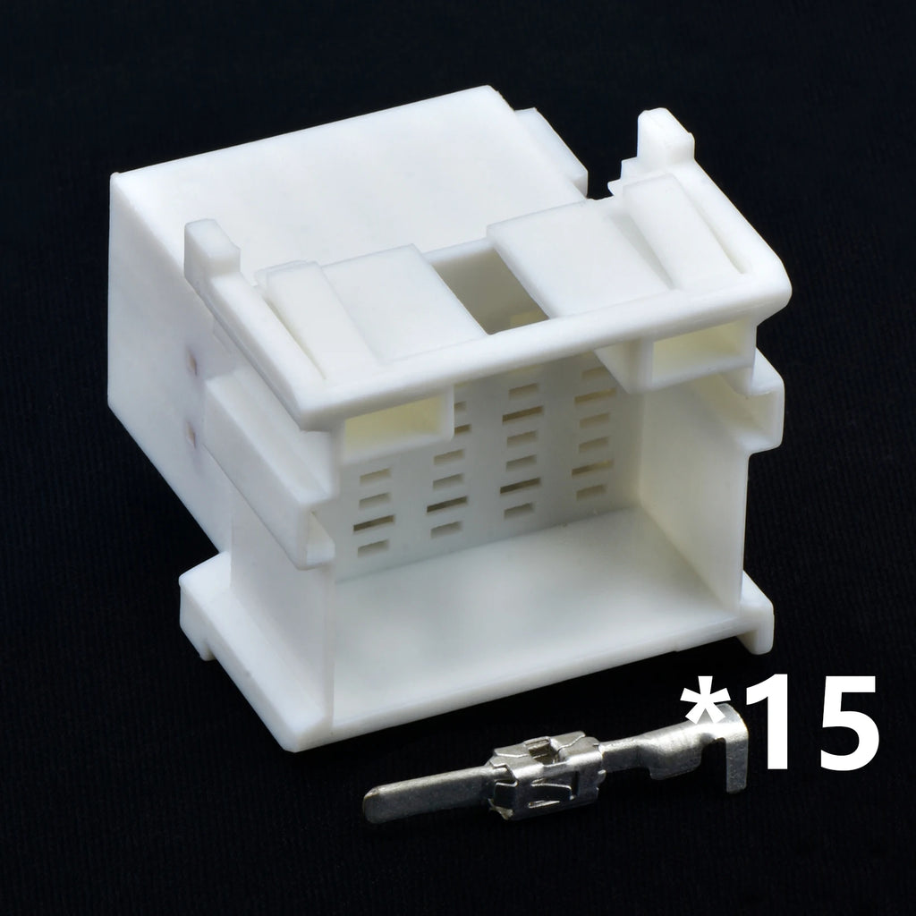 15 Pin male or female Automobile power amplifier Connector Automotive Audio Amplifier Plug Socket 7-968973-1 2-967628-1