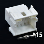 15 Pin male or female Automobile power amplifier Connector Automotive Audio Amplifier Plug Socket 7-968973-1 2-967628-1