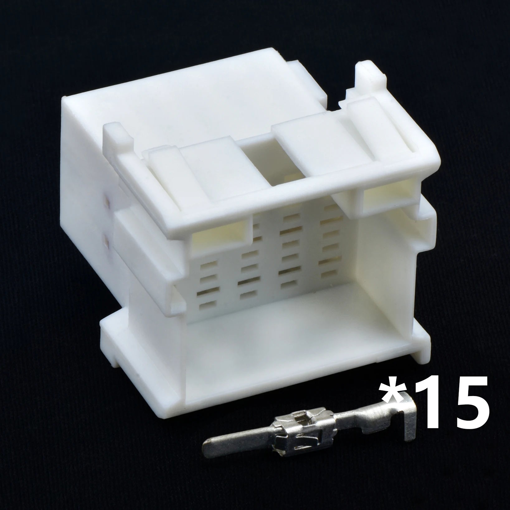 15 Pin male or female Automobile power amplifier Connector Automotive Audio Amplifier Plug Socket 7-968973-1 2-967628-1
