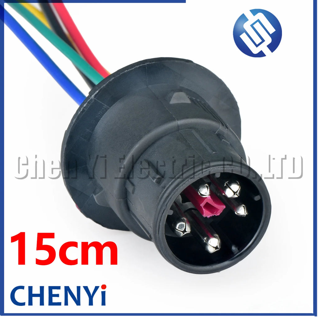 5 Pin Automotive waterproof connector Headlight Wire harness plug 8D0971966 With pins For J6 J6P J6L