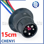 5 Pin Automotive waterproof connector Headlight Wire harness plug 8D0971966 With pins For J6 J6P J6L