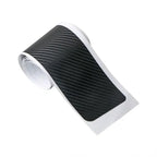 90cm Car Rear Trunk Guard Plate Sticker 3D Carbon Fiber Film Rear Bumper Trim Anti-Kicked Scratch Protection Sticker Strip Amagi