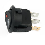 1 PC 23mm Car On  Off Rocker Switch Round 12V Red Led  Fog Light Lamp Symbol Car Van Truck  ABS Plastic Fog Light Switch