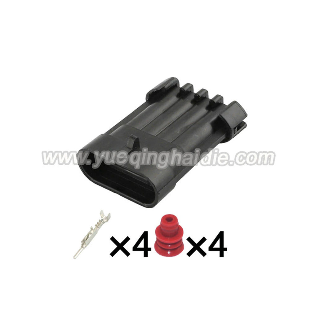 4-Pin Connector Waterproof 1.5mm Male Female Connector Auto Electronic Pins Wire Harness for BUICK GM 12186568 12162144 12162102