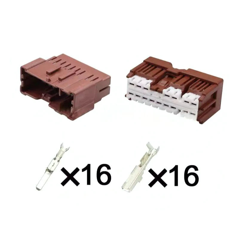 6098-6959/6098-6991 is suitable for the 16-pin male and female wiring harness plugs of Nissan Infiniti car seats