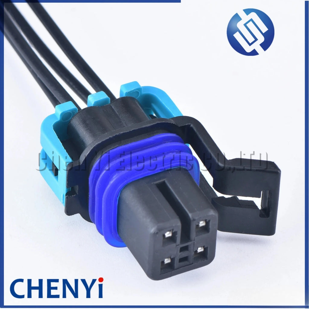 4 Pin female housing plugs sealed automotive electrical connector For GM LS2 O2 12160482 with 15cm 18AWG wires