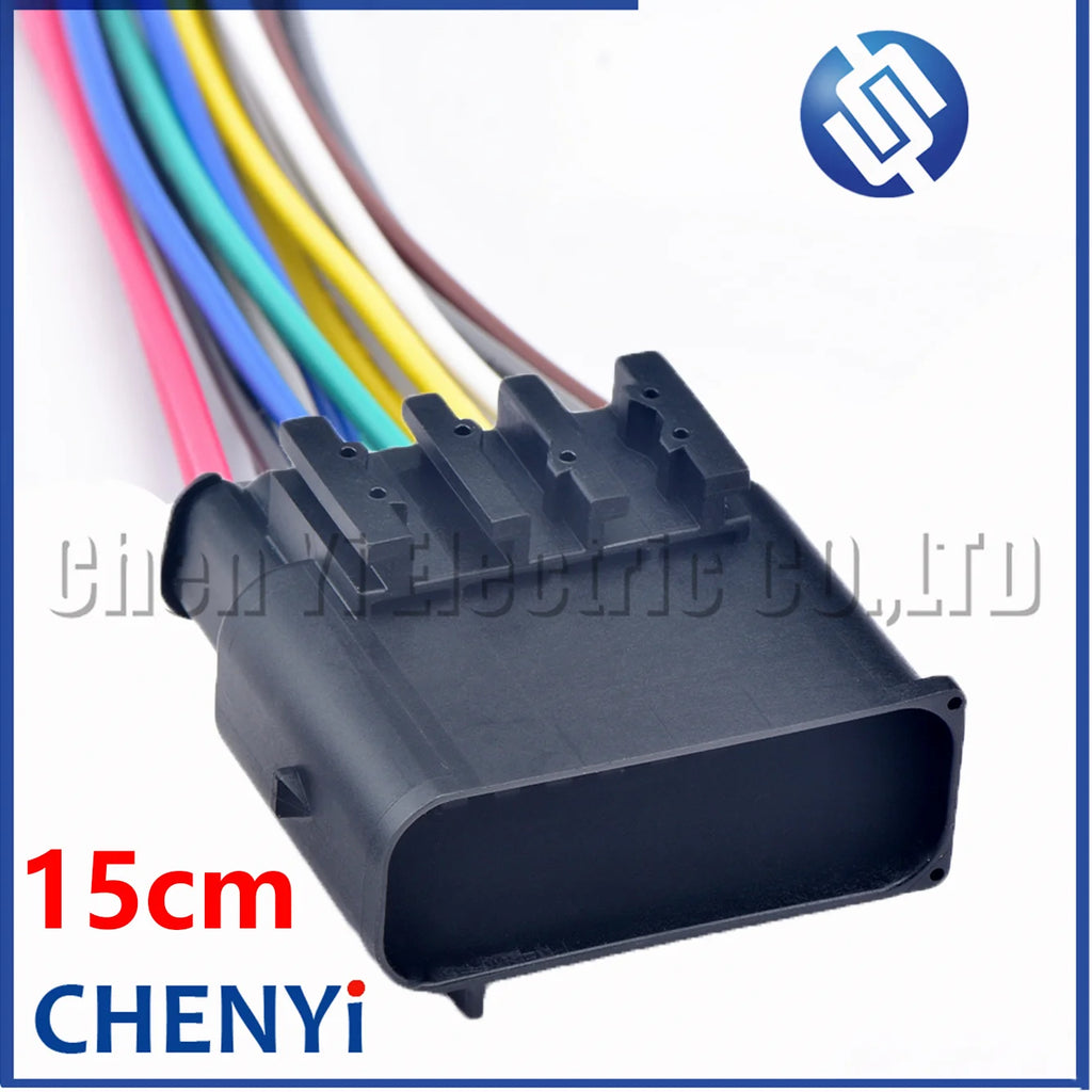 15 Pin Auto connector Car front bumper radar sensor harness plug 1564456-2 7590357-05 1564457-2 7590364-02 1564460-2