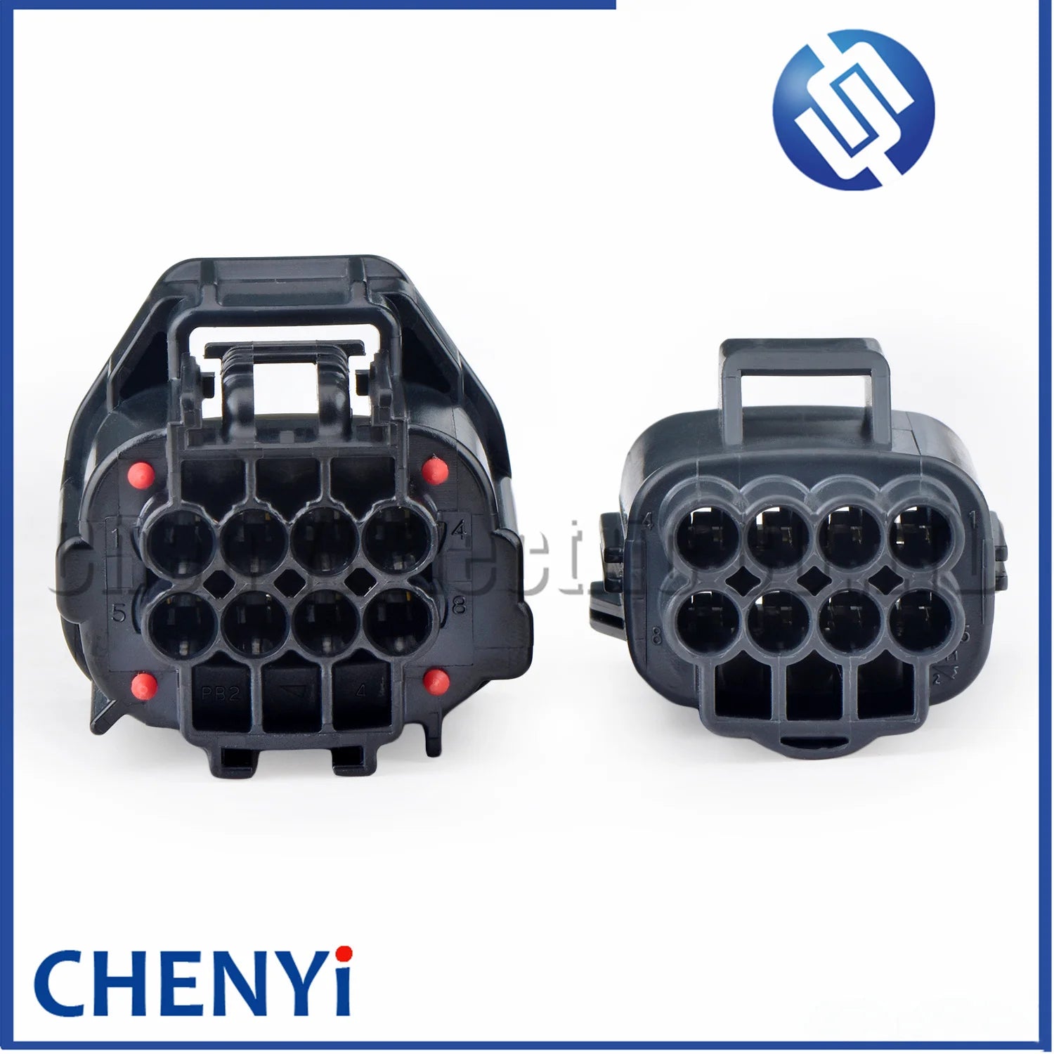 8 Pin Auto waterproof connector Electronic accelerator pedal sensor Wire harness plug 7283-5684-10 7282-5684-10 For Mazda Ford