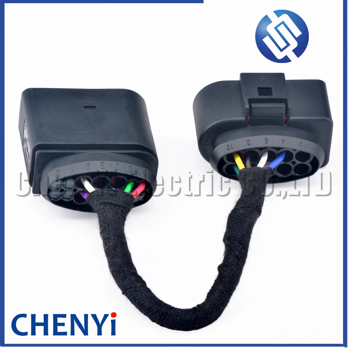 1 Pcs 10P to 14P Conversion harness plug 1J0973837 6R0973735 For Golf 7.5 LED headlight modification upgrade adapter cable