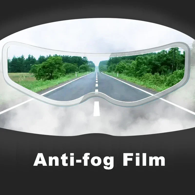 Motorcycle Helmet Anti-fog Film and Rainproof Film Universal Motorcycle Helmet Nano Coating Sticker Film Helmets Amagi
