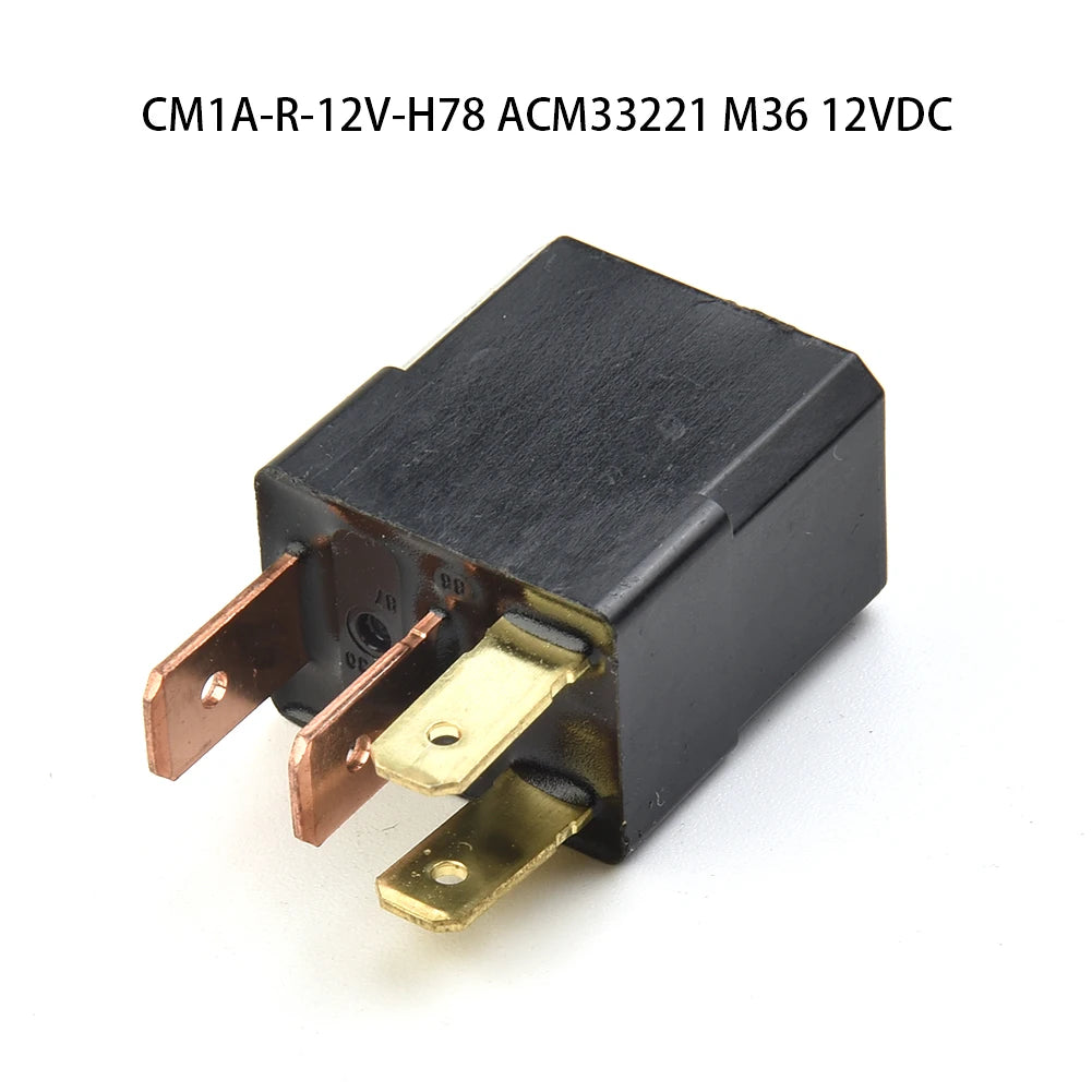 Waterproof Car Relay CM1AR 12V H78 ACM33221 M36 12V Direct Current Car Relay 4 Pin Car Relay With Relay Socket
