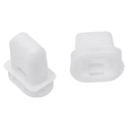 2 Pcs Rear Seat Cushion Seat Fixing Grommet Clip White Nylon For Toyota 72693 12080 Rear Seat Retention Cards