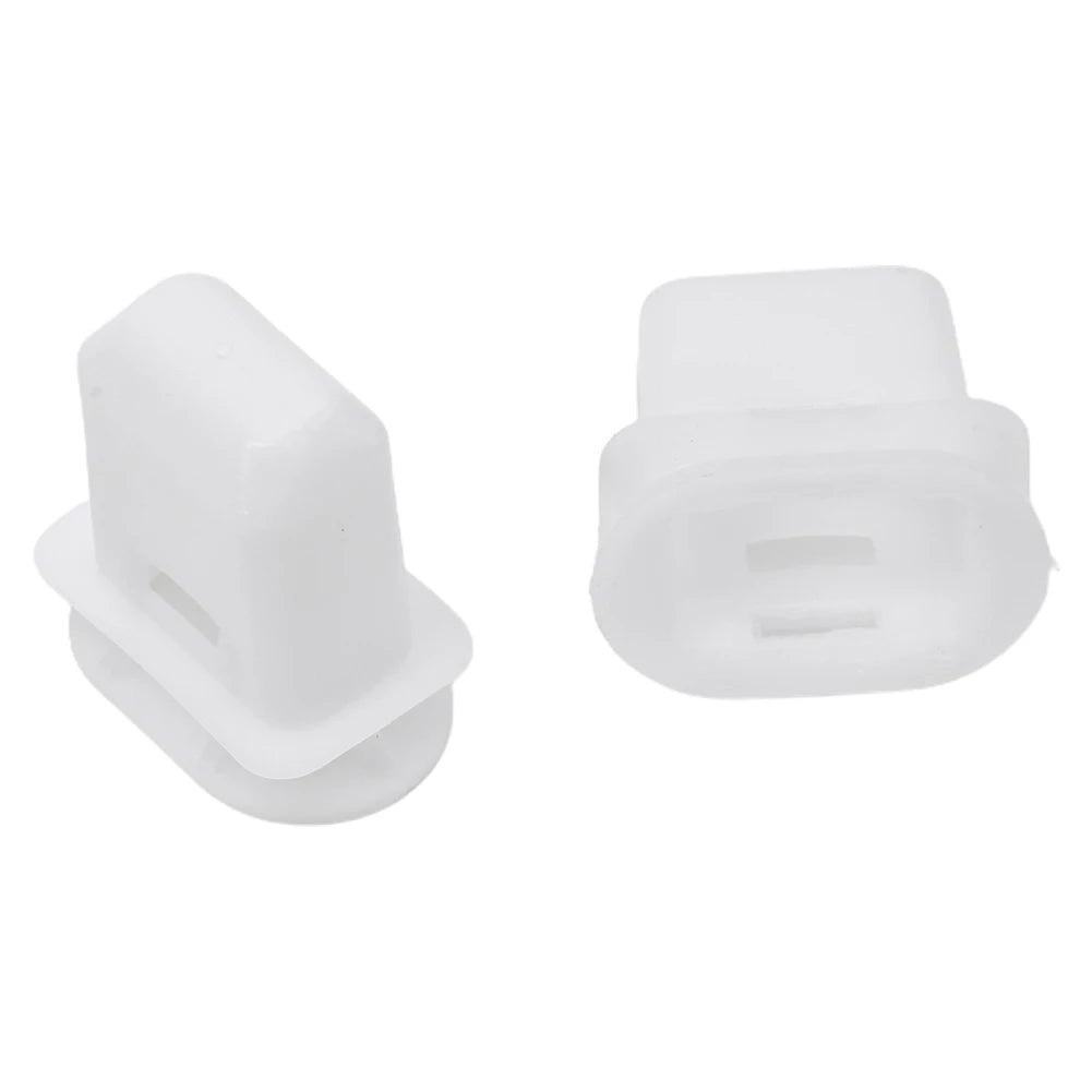 2 Pcs Rear Seat Cushion Seat Fixing Grommet Clip White Nylon For Toyota 72693 12080 Rear Seat Retention Cards