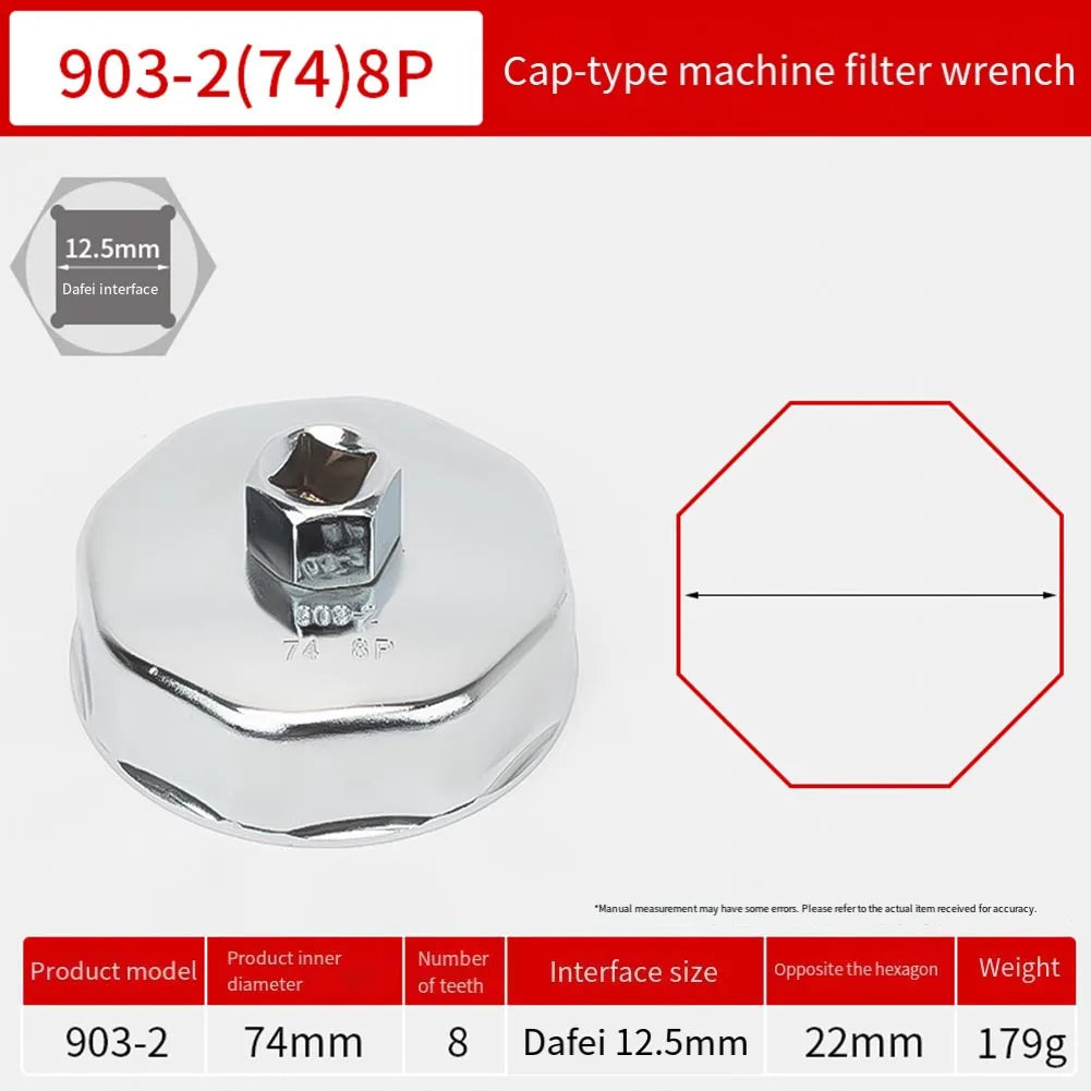 1PC Wrench Auto Tool End Cap Oil Filter Wrench Auto Hand Tools Remover Tool Socket Wrench Remover Car Accessories