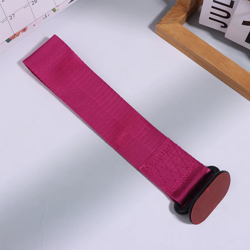 High Strength Car Color Pendant Tow Strap Belt Tow Rope Sticker Ribbon Car Decor Sticker Trailer Ropes Bumper Towing Strap