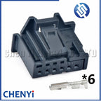 6 Pin Auto Sunroof Reading Light Rearview Mirror Switch Wire harness Plug 6Q0972706 1-969490-4 1-969489-4 6Q0972706A 1-969490-2