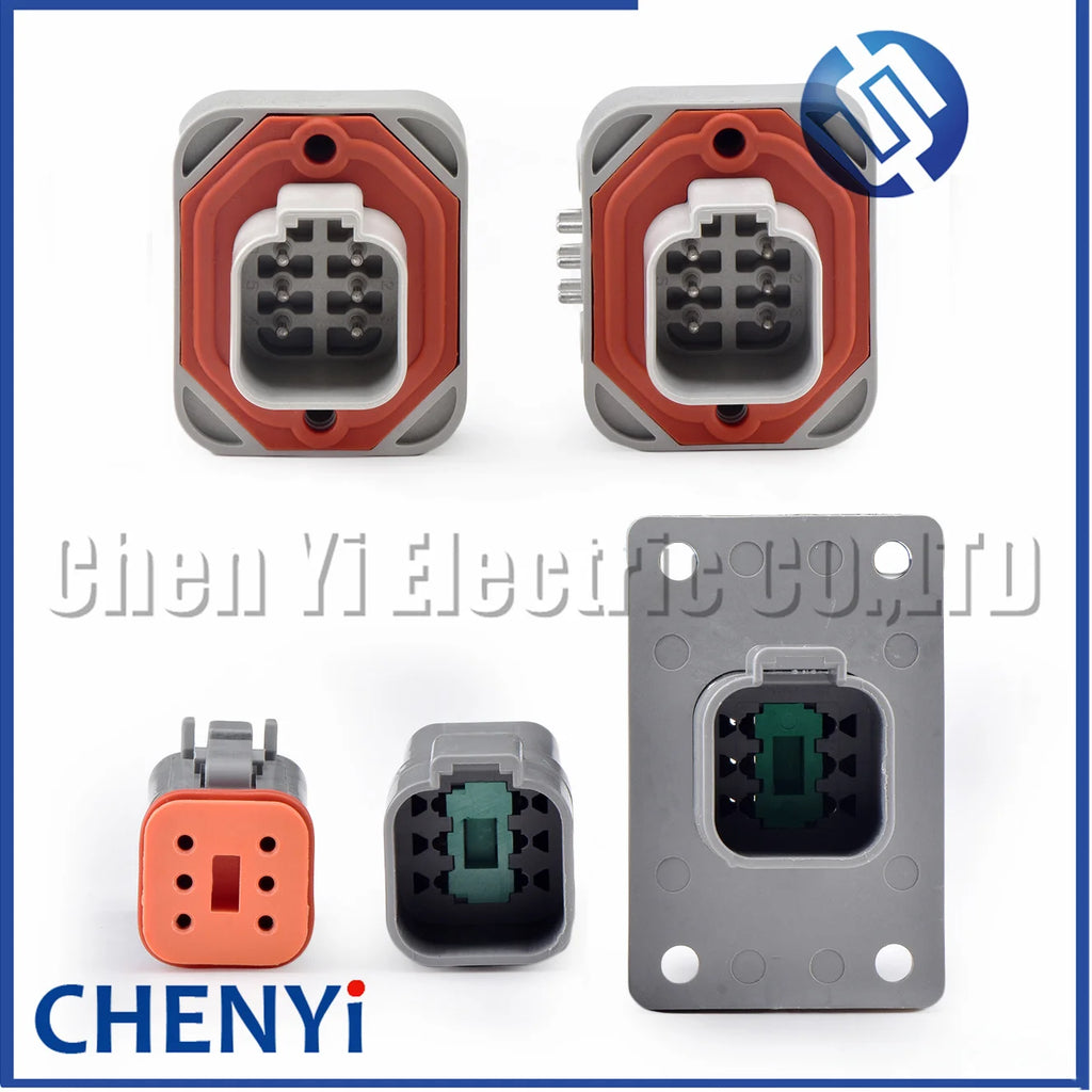6 Pin Automotive Waterproof Connector Wire harness plug DT06-6S DT04-6P DT04-6P-L012 DT15-6P DT13-6P For Deutsch DT series