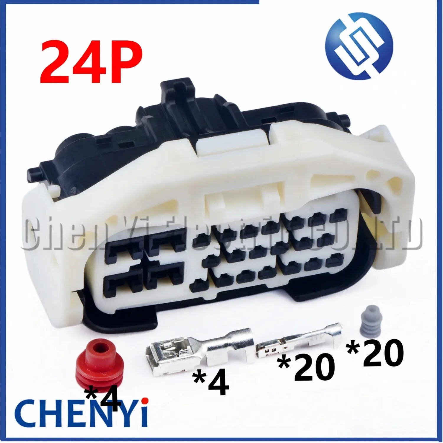 24 Pin/way Automobile waterproof Connector Engine ABS Pump ECU Plug with Terminal Pin 6189-0886 90980-12116 For Toyota Lexus