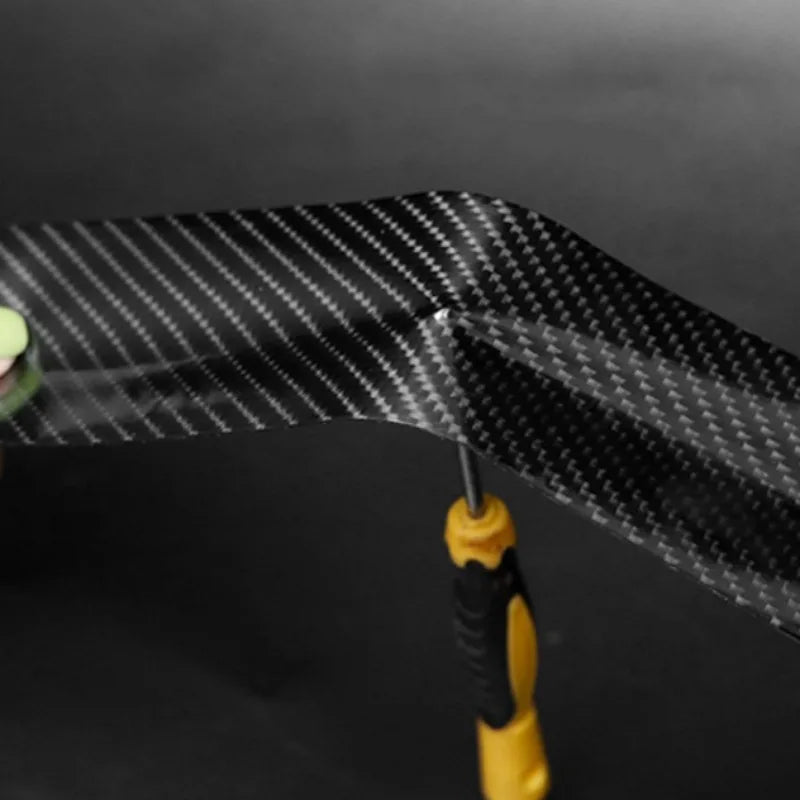 3D Carbon Fiber Matte Car Sticker DIY Paste Protector Strip Car Threshold Door Edge Anti Scratch Tape Waterproof Protection Film