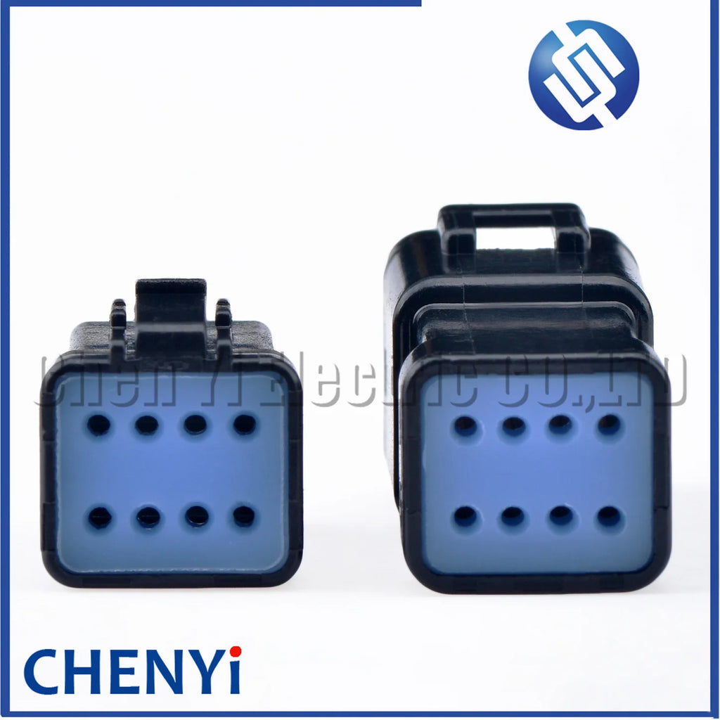 5 sets Black or white 8 Pin Automotive Waterproof Connector Male or Female Butt Plug 08R-JWPF-VSLE-S 08T-JWPF-VSLE-S With pins