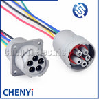 DEUTSCH Gray 5 Pin Waterproof connector HD16-5-16S HD10-5-16P HD10 1.5 Series Flame Retardant diagnosis Plug With pins