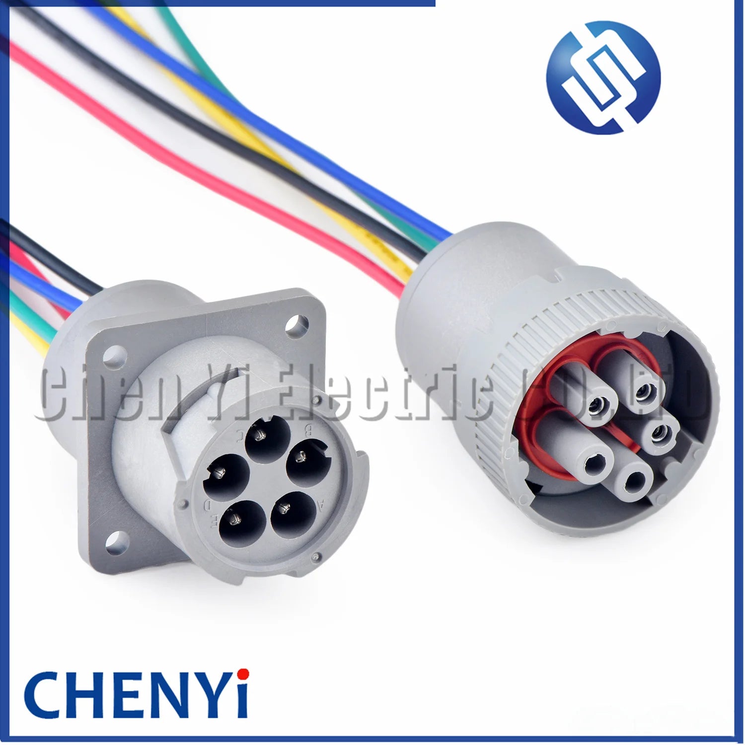 DEUTSCH Gray 5 Pin Waterproof connector HD16-5-16S HD10-5-16P HD10 1.5 Series Flame Retardant diagnosis Plug With pins