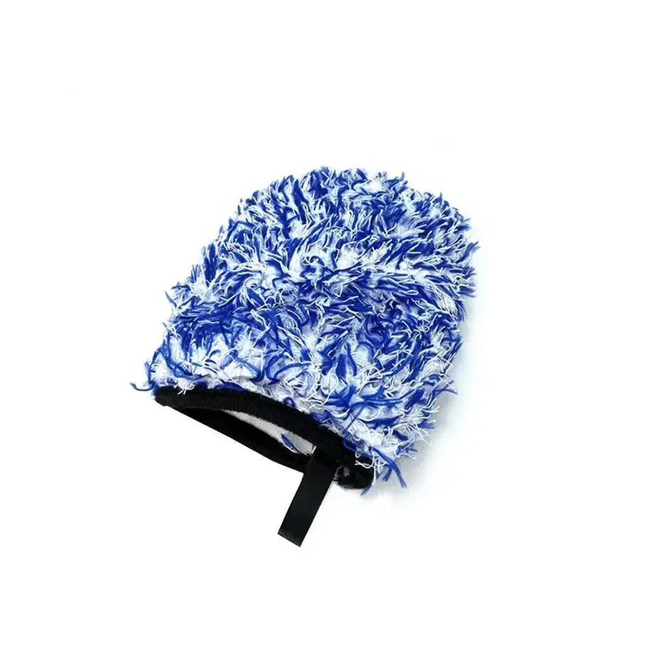 Car Tyre Cleaning Cloth Universal Car Detailer Cleaning Tool Car Wheel Cleaning Wash Glove Microfiber Auto Wash Accessorie Amagi