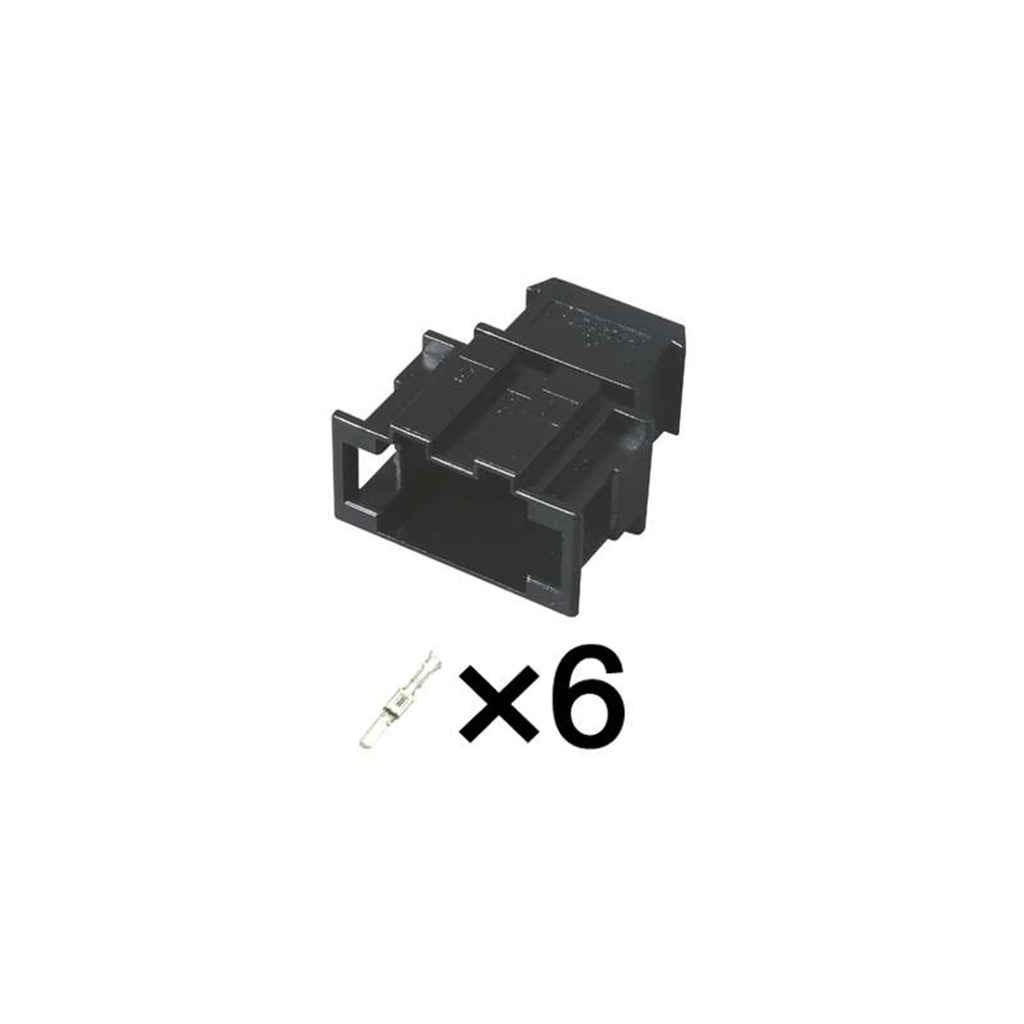 6Pin Connector Unsealed 2.8mm Male Female Connector Automotive Housing Wiring Harness Cable Plug for VW 1-929627-1 1-929621-1