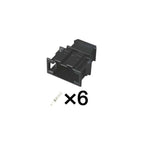 6Pin Connector Unsealed 2.8mm Male Female Connector Automotive Housing Wiring Harness Cable Plug for VW 1-929627-1 1-929621-1