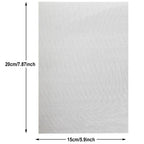 Automobile Bumper Stainless Steel Repair Mesh Plastic Crack Repair Mesh Welding Wire Mesh Net for Bumper Body Hood Vents 15x20cm